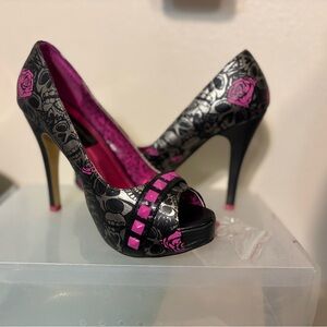 Iron Fist Black Punk Muerte Princess Heels
